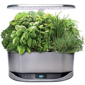New AeroGarden Bounty Elite Wi-Fi-Stainless Steel Garden (unopened)